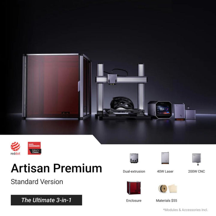 Snapmaker Artisan 3 in 1 40W Premium Bundle