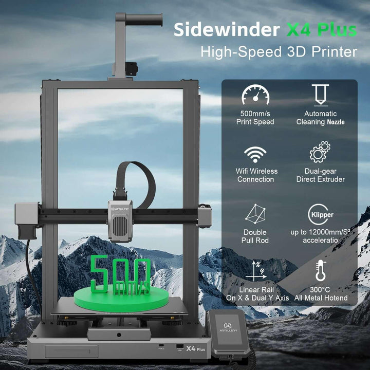 Artillery Sidewinder X4 PLUS 3D-Drucker 3ddruckboss