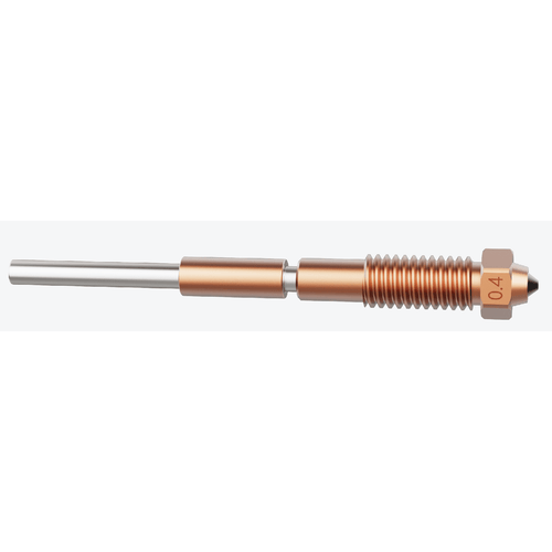 Mingda Integrierte gehärtete Stahldüse 0,4mm (HighCoat) – Ersatzteil für mehrere Mingda-Modelle